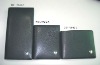 BF-W036 NEWEST! cutomisze design leather wallet, Three different size, one is with zipper. Real Leather