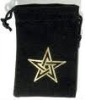 BLACK COTTON POUCH PROMOTIONAL BAG(SKVT)