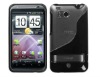 BLACK TPU SKIN CASE FOR HTC THUNDERBOLT 4G