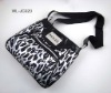 BLACK & WHITE LEOPARD SLING BAG