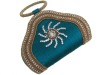 BLUE DESIGNER HANDBAG CLUTCH EVENING BAG PURSE