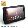 BOOK-STYLE FOLIO PU LEATHER CASE WITH STAND FOR MOTOROLA XOOM 2 TABLET