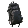 Back nylon Backpack with function pockets inside and outside