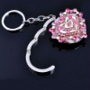 Bag hanger hook with rhinestone