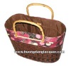 Bamboo tote handbag