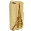 Bamboo wood case for iphone 4 4g