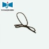 Barbed bow tie with elastic loop