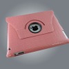 Bayby Pink 360 Degrees Fashion Red Rotation PU/Leather CROCO Stand Protective Case For Ipad Ipa 2