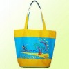 Beach Bag/Tote bag with large embroidery