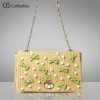 Beading & Bowknot Chain Shoulder Bag 25283