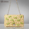 Beading & Bowknot Chain Shoulder Bag 25283