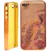 Beautiful Bird Design Electroplate Hard Cover Skin Case For iPhone 4G