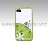 Beautiful Flower design IML Cell Phone case for Iphone 4g