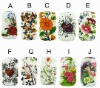 Beautiful Flowers Design Silicone Skin Case Cover for Blackberry Curve 8520&8530