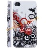 Beautiful Flowers Hard Shell Protect Cover For iPhone 4G