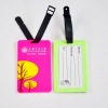 Beautiful and cheap soft PVC luggage tag