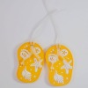 Beautiful and cheap soft PVC slippers baggage tag