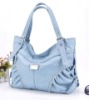 Beautiful blue colour PU lady handbag