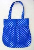 Beautiful blue cotton leisure bag elephant shoulder bag women