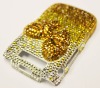 Beautiful bowknot rhinestone bling case for blackberry torch 9800