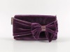 Beautiful bridal clutch bag, fashion accessories bow bag