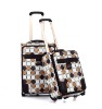 Beautiful colorful PU luggage set