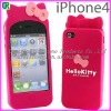 Beautiful design silicone case for hello kitty iphone 4g