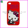 Beautiful design silicone case for hello kitty iphone 4g