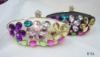 Beautiful evening clutch with rhinestone