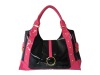 Beautiful gloss black HOT SELLING women handbag