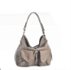 Beautiful light novel fashion lightgray high-quality PU handbag and shoulder bag