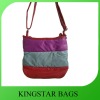 Beautiful messenger bag made in satin