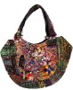 Beautiful multicolor vintage patchwork handmade designer gypsy banjara shoulder bag embellished with seashells,acrylic mirror