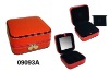 Beautiful red leather jewelry box