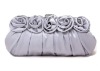 Beautiful women clutch purse/evening wallet with flower