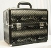 Beauty case with Black colour Aluminum cosmetic case D2651K