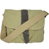 Beige 10'' fashion Canvas messenger bag
