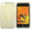 Beige Silicone Shell Cover Skin For iPod Touch 4