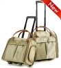 Beige color fashion and durble luggage bag