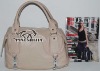 Beige leather bag ND812