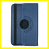 Best Leather Case for Amazon Kindle Fire Rotating Cases and Covers Wholesale Cheap Lot Tablet Accessories Dark Blue