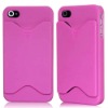 Best Selling for iPhone 4S/ 4G Hard Plastic Case with ID card holder