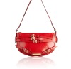 Best for girl red patent leather bags handbag shoulger bag 063