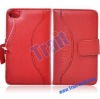 Best quality Purse Style Magnetic Flip luxury leather case for iphone 4 with Card Slot