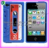 Best quality green silicone case for iphone 4g
