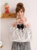 Best seller fashion style flower handbag white(WB1030)