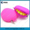 Best selling!!! 2012 trendy fashionable lovely silicone coin purse in 6 Colors