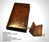 Best selling high quality fashion genuine leather antibacterial man purse with exclusive zipper made by YKK
