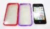 Bi-color  TPU case for iphone4