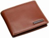 Bifold fashion men's wallet purse make in genuine leather